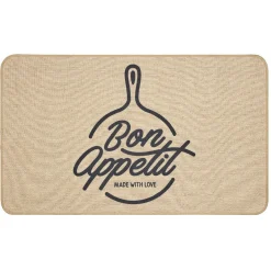 Gifi Nettoyage Et Entretien|Tapis de cuisine design Bon appétit 75x45 cm