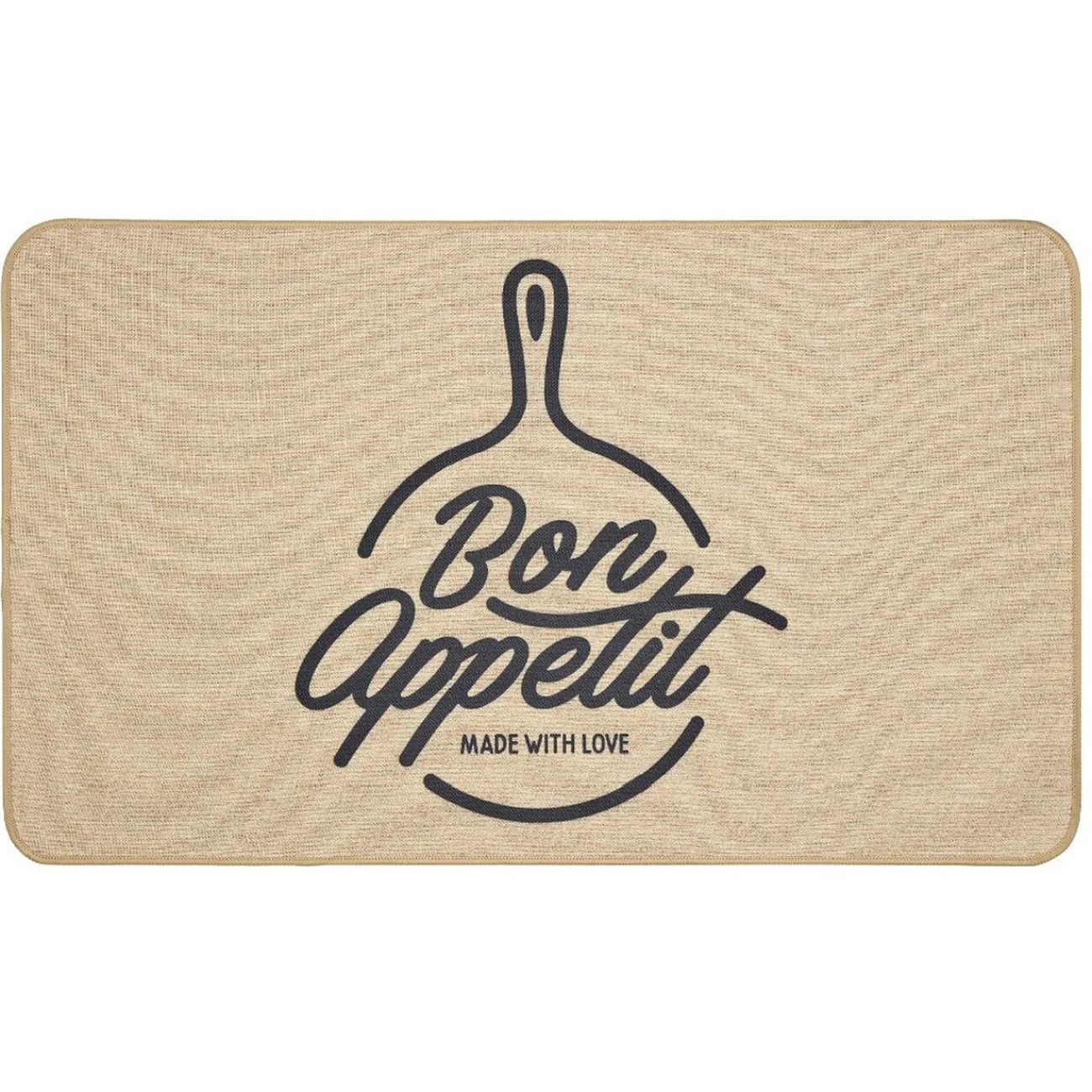 Gifi Nettoyage Et Entretien|Tapis de cuisine design Bon appétit 75x45 cm
