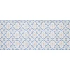 Gifi Nettoyage Et Entretien|Tapis de cuisine imprimé carreau de ciment bleu et blanc 120x50cm