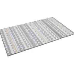 Gifi Nettoyage Et Entretien|Tapis de cuisine imprimé ethnique vert 80x50cm