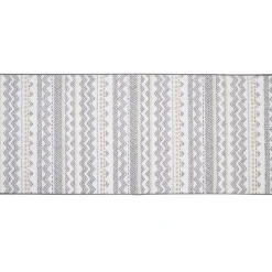 Gifi Nettoyage Et Entretien|Tapis de cuisine imprimé ethnique vert 120x50cm