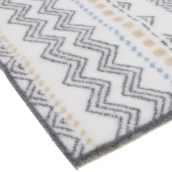 Gifi Nettoyage Et Entretien|Tapis de cuisine imprimé ethnique vert 120x50cm