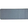 Gifi Nettoyage Et Entretien|Tapis de cuisine imprimé rosaces bleu gris 120x45 cm