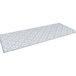 Gifi Nettoyage Et Entretien|Tapis de cuisine latex imprimé bleu 120x50 cm