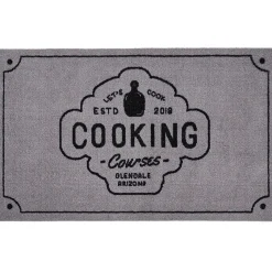 Gifi Nettoyage Et Entretien|Tapis de cuisine rectangulaire gris