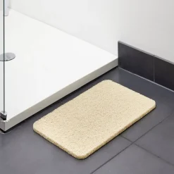 Gifi Aménagement Salle De Bain^Tapis de douche anti-dérapant 60x40cm beige