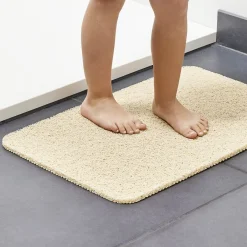 Gifi Aménagement Salle De Bain^Tapis de douche anti-dérapant 60x40cm beige