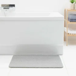 Gifi Aménagement Salle De Bain^Tapis de douche anti-dérapant 60x40cm gris