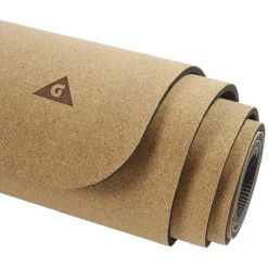 Gifi Bien-Être^Tapis de fitness yoga en liège antidérapant 183x61xép0,5cm