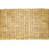 Gifi Aménagement Salle De Bain^Tapis de salle de bain bambou rectangulaire 72x45 cm