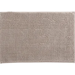 Gifi Aménagement Salle De Bain^Tapis de salle de bain chenille taupe 45x65cm