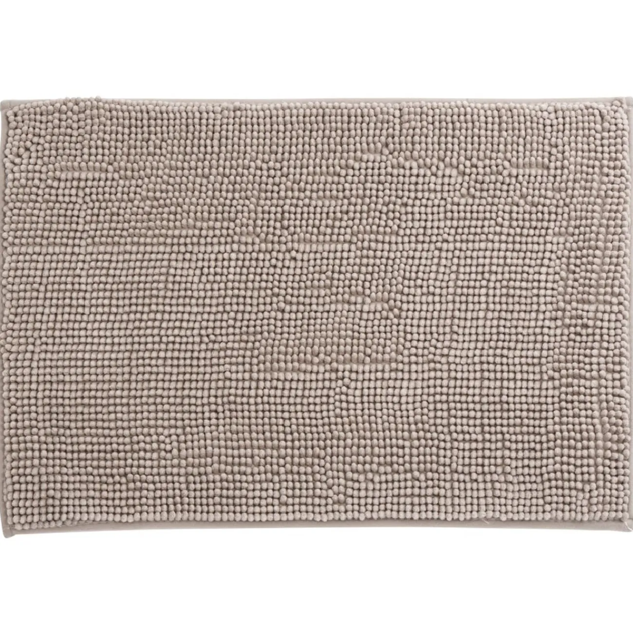 Gifi Aménagement Salle De Bain^Tapis de salle de bain chenille taupe 45x65cm