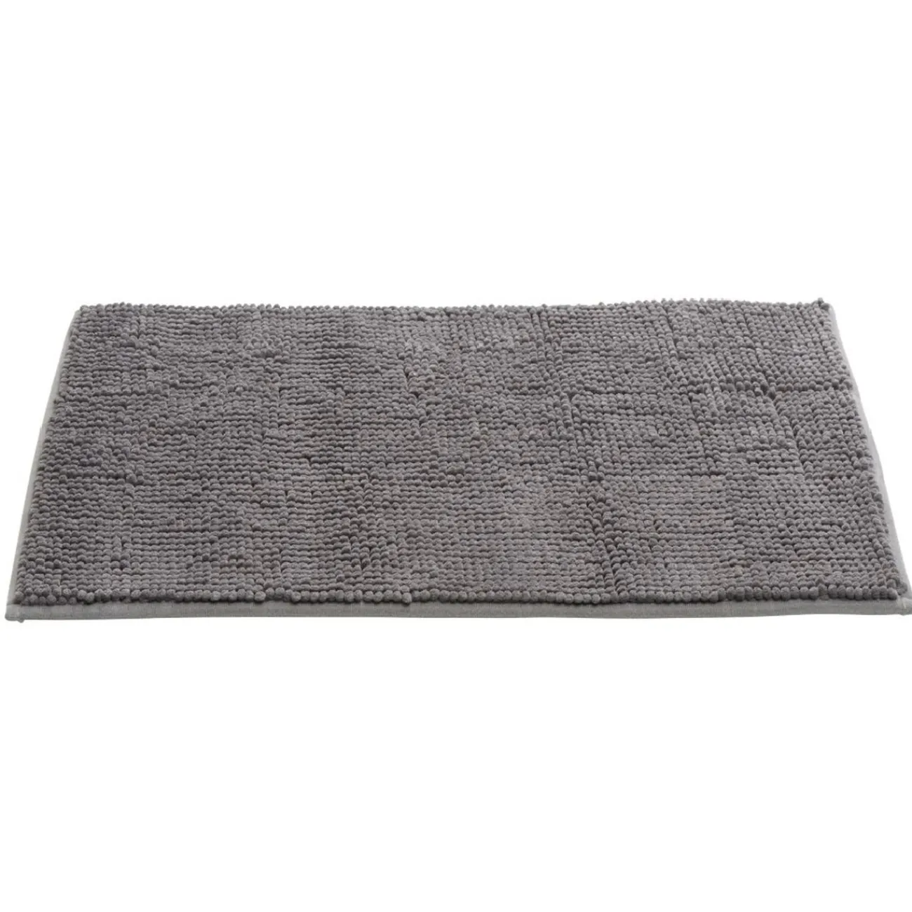 Gifi Aménagement Salle De Bain^Tapis de salle de bain chenille gris grand modèle