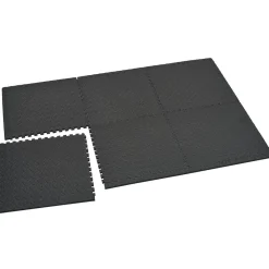 Gifi Aménagement Atelier^Tapis de sol multiusage noir x6