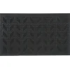 Gifi Nettoyage Et Entretien|Tapis d'entrée rectangulaire picot antidérapant noir