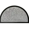 Gifi Nettoyage Et Entretien|Tapis d'extérieur demi lune motif rosace relief 45x75cm