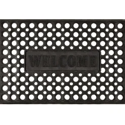 Gifi Nettoyage Et Entretien|Tapis d'extérieur grattant antidérapent inscription Welcome 60x40 cm