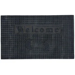Gifi Nettoyage Et Entretien|Tapis d'extérieur pvc design Welcome 44,5x74,5 cm