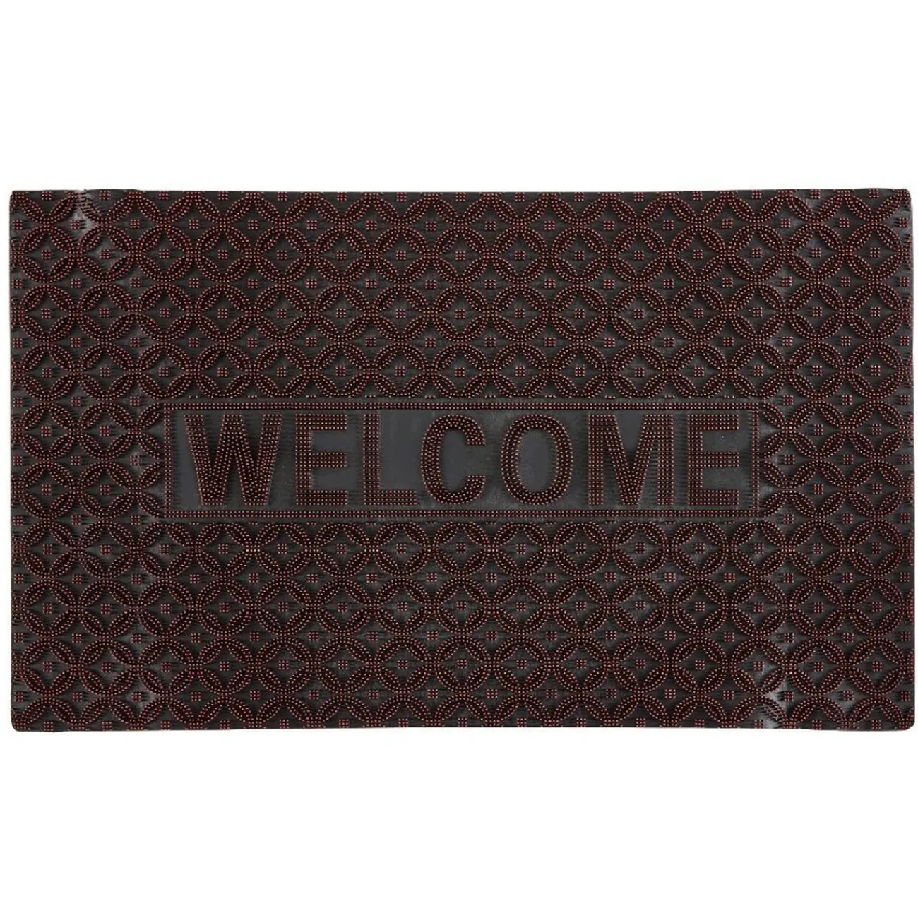Gifi Nettoyage Et Entretien|Tapis d'extérieur pvc design Welcome 44,5x74,5 cm