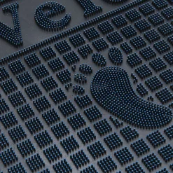 Gifi Nettoyage Et Entretien|Tapis d'extérieur pvc design Welcome 44,5x74,5 cm