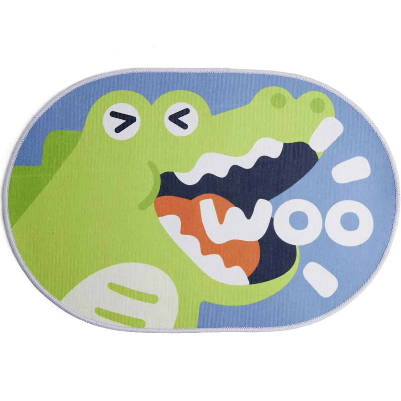 Gifi Aménagement Salle De Bain^Tapis enfant licorne ou crocodile polyester 40x60cm - 2 modèles