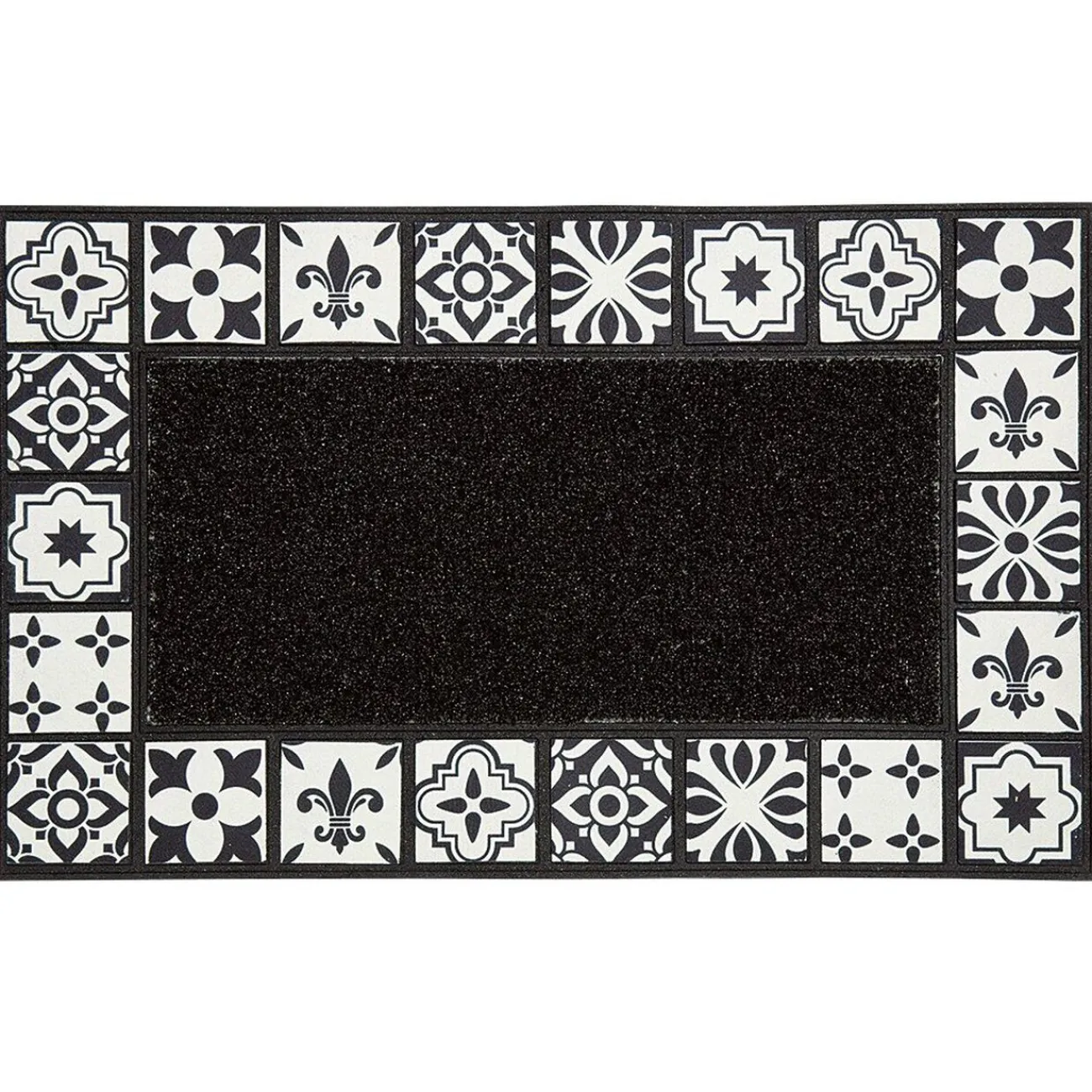 Gifi Nettoyage Et Entretien|Tapis extérieur rectangulaire motif carreau de ciment