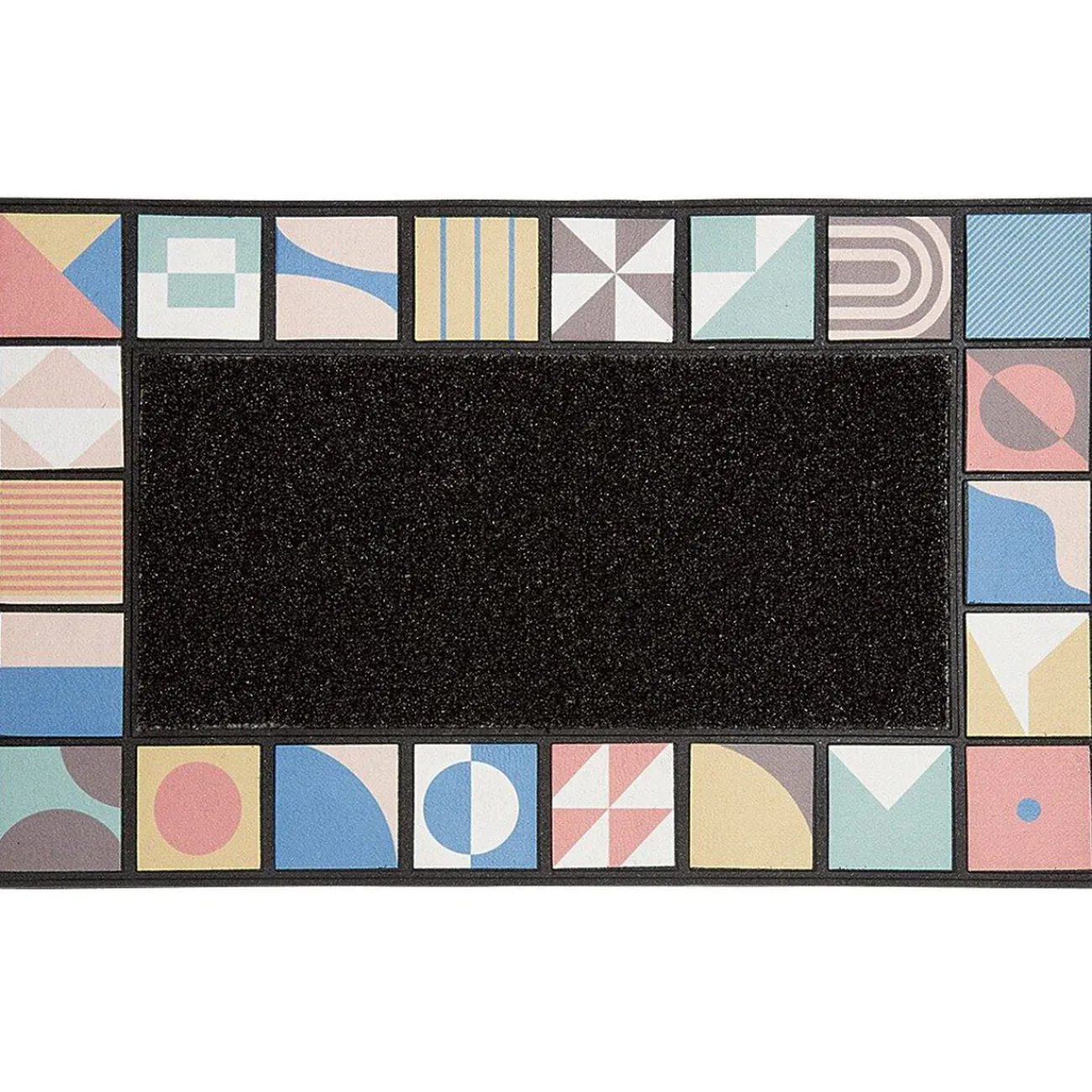 Gifi Nettoyage Et Entretien|Tapis extérieur rectangulaire motif carreau de ciment