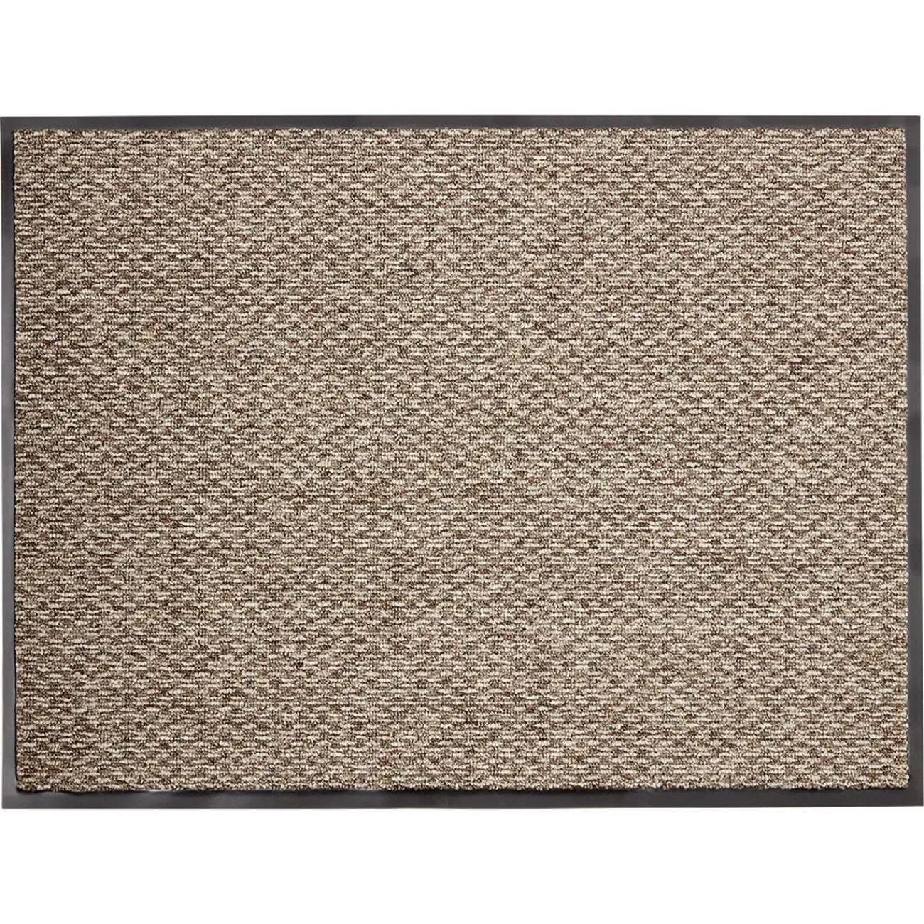 Gifi Nettoyage Et Entretien|Tapis intérieur antipoussière absorbant beige et noir 80x60cm