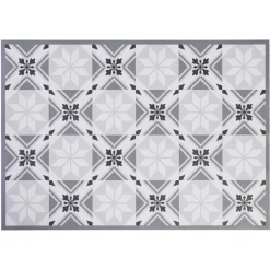 Gifi Nettoyage Et Entretien|Tapis intérieur extérieur vinyle décor carreau de ciment 70x49 cm
