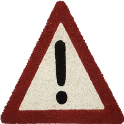 Gifi Nettoyage Et Entretien|Tapis paillasson triangle panneau Danger