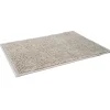 Gifi Aménagement Salle De Bain^Tapis pour salle de bain chenille uni gris 45x65cm
