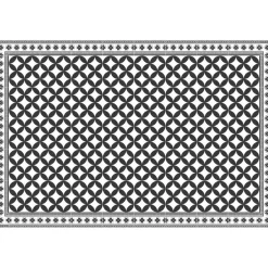 Gifi Nettoyage Et Entretien|Tapis rectangulaire vinyle motif carreau de ciment 150 x 100 cm