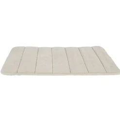 Gifi Aménagement Salle De Bain^Tapis salle de bain à mémoire forme rectangulaire gris taupe