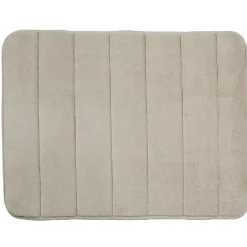 Gifi Aménagement Salle De Bain^Tapis salle de bain à mémoire forme rectangulaire gris taupe