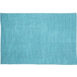 Gifi Aménagement Salle De Bain^Tapis salle de bain chenille bleu