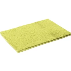 Gifi Aménagement Salle De Bain^Tapis salle de bain chenille uni vert anis