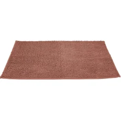 Gifi Aménagement Salle De Bain^Tapis salle de bain chenille 75x45 cm uni gris clair