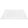 Gifi Aménagement Salle De Bain^Tapis salle de bain coton blanc 70x40 cm