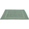 Gifi Aménagement Salle De Bain^Tapis salle de bain coton vert 70x40 cm