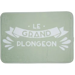 Gifi Aménagement Salle De Bain^Tapis salle de bain microfibre