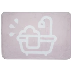 Gifi Aménagement Salle De Bain^Tapis salle de bain microfibre