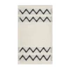 Gifi Aménagement Salle De Bain^Tapis tissé coton boucle beige 70x40cm