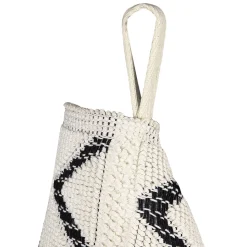 Gifi Aménagement Salle De Bain^Tapis tissé coton boucle beige 70x40cm