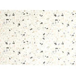Gifi Nettoyage Et Entretien|Tapis vinyle blanc décor tâches grises et noires 70x50 cm