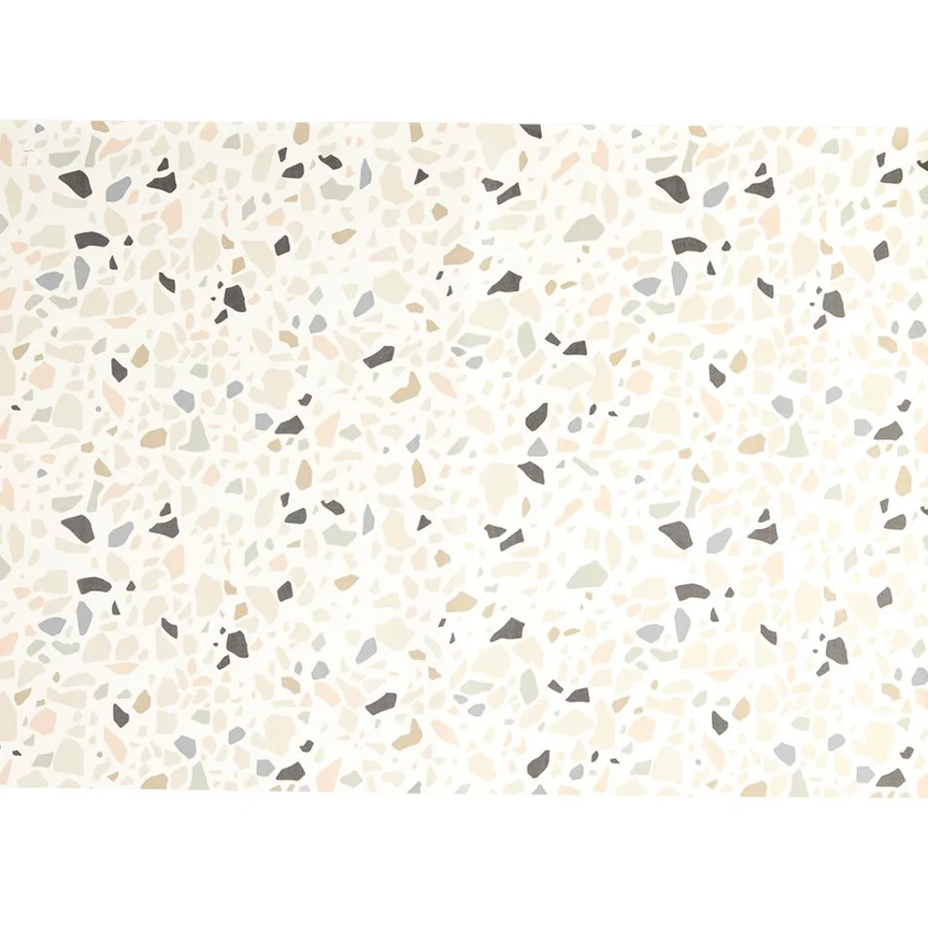 Gifi Nettoyage Et Entretien|Tapis vinyle blanc décor tâches grises et noires 70x50 cm