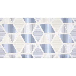 Gifi Nettoyage Et Entretien|Tapis vinyle confort imprimé bleu et blanc 100x50cm