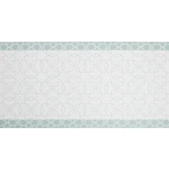 Gifi Nettoyage Et Entretien|Tapis vinyle imprimé rosace bleu L.99 cm