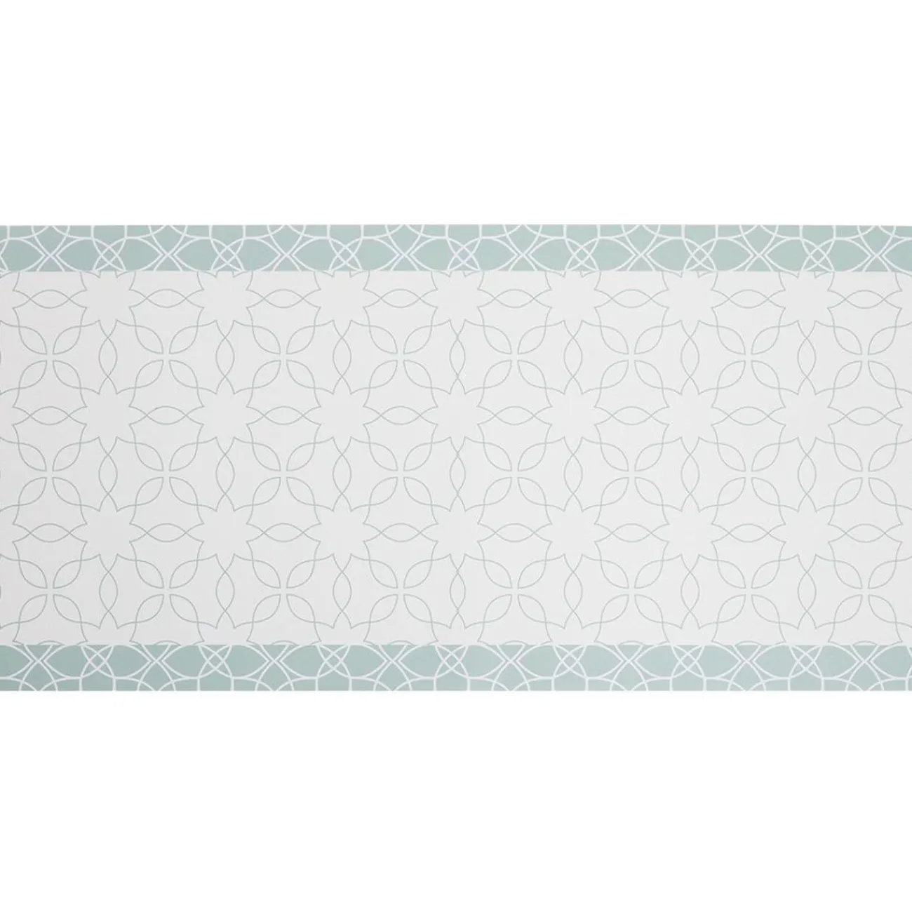 Gifi Nettoyage Et Entretien|Tapis vinyle imprimé rosace bleu L.99 cm