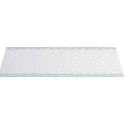 Gifi Nettoyage Et Entretien|Tapis vinyle imprimé rosace bleu L.99 cm