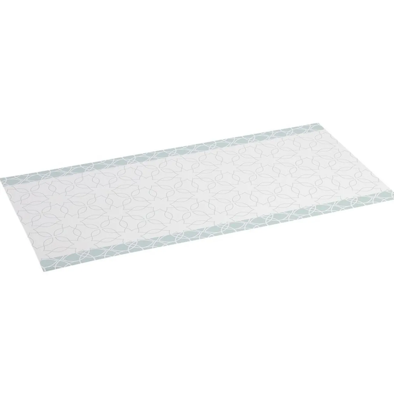 Gifi Nettoyage Et Entretien|Tapis vinyle imprimé rosace bleu L.99 cm
